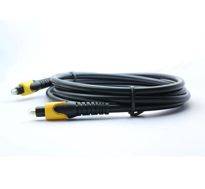 CABLE AUDIO OPTIQUE 2M POUR TV HOMECINEMA BARRE DE SON