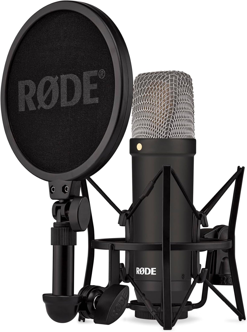 RØDE NT1 Signature Series Microphone à condensateur, Filtre Anti-Pop et câble XLR pour la Production Musicale et l'enregistrement Vocal