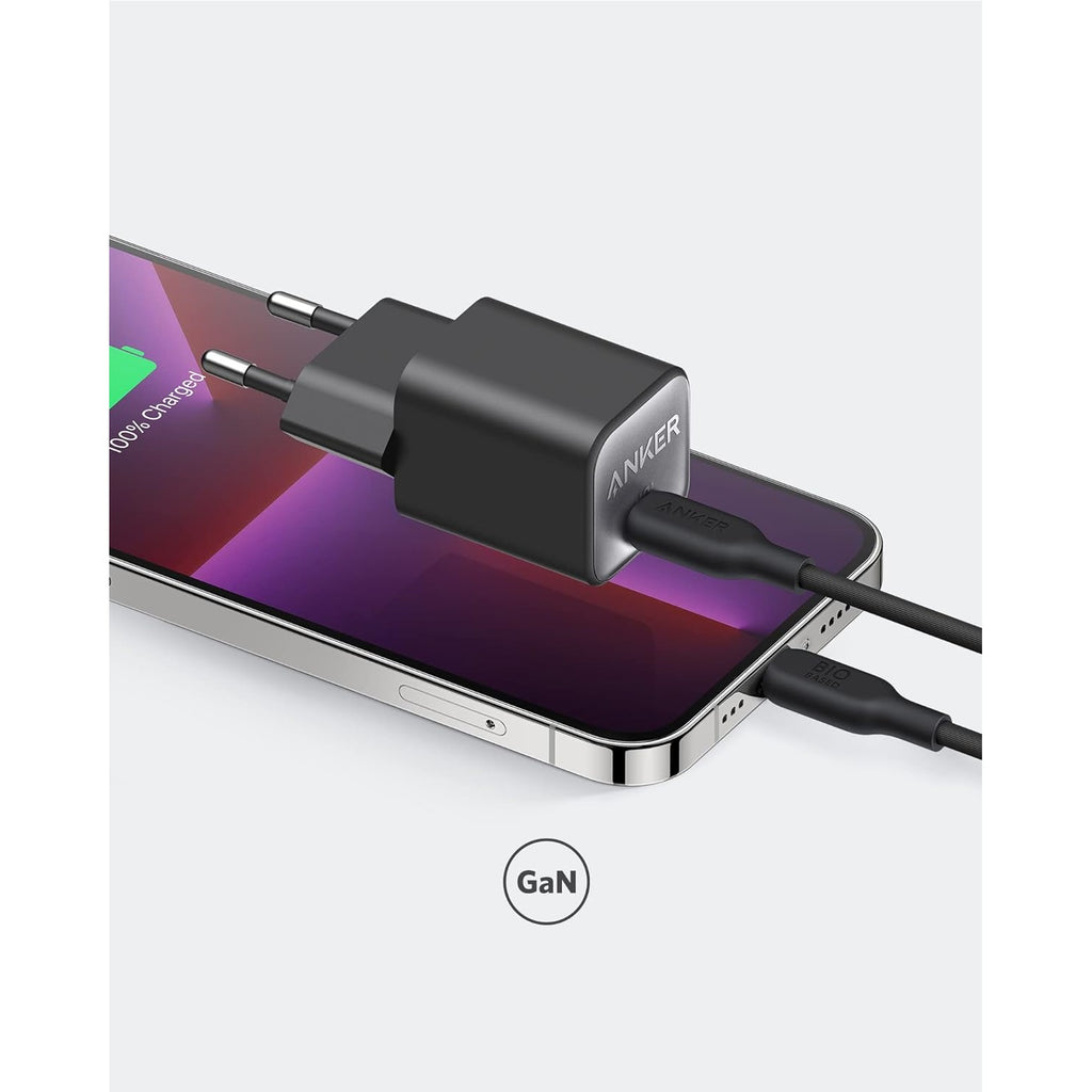 CHARGEUR RAPIDE USB-C 30W ANKER (SANS CABLE)