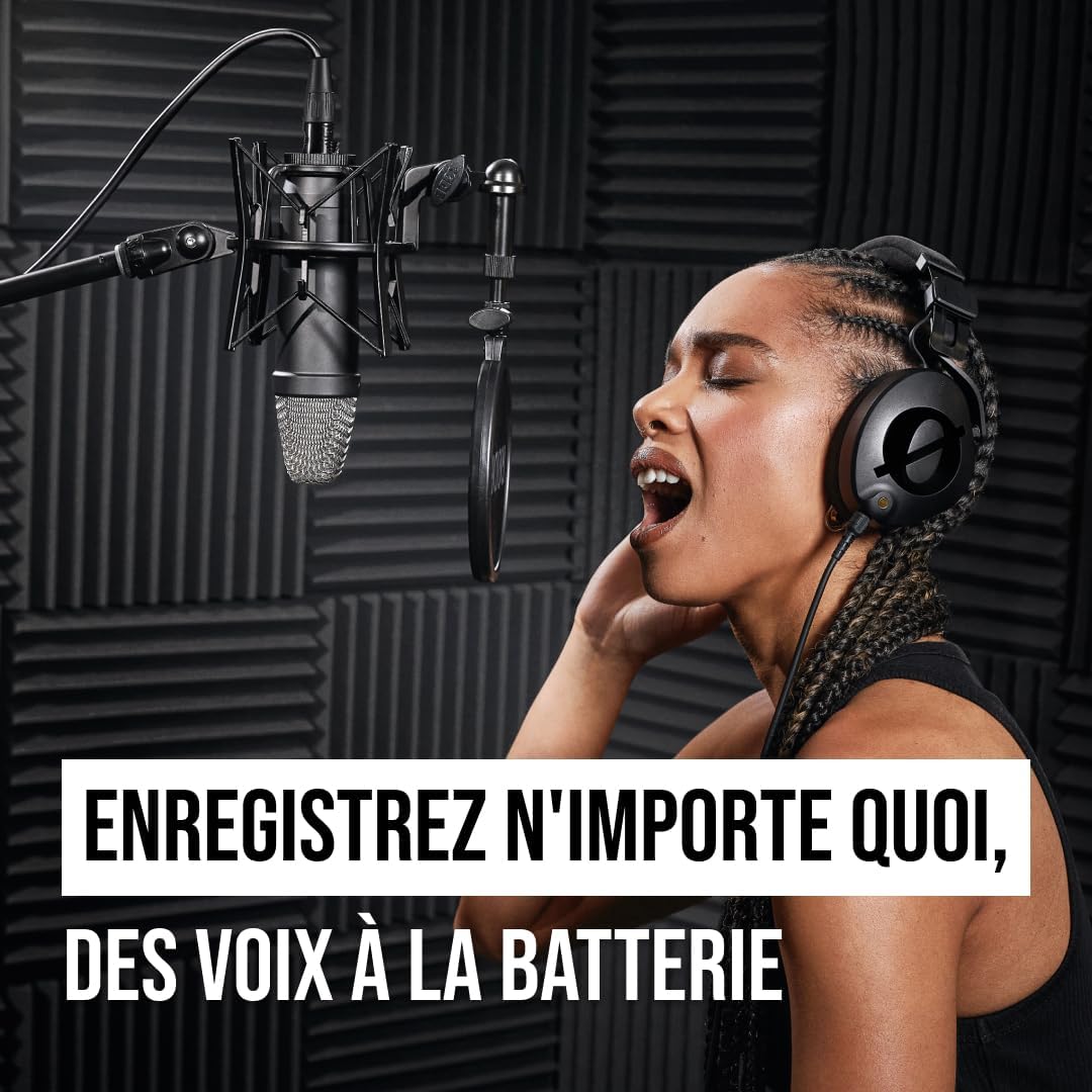 RØDE NT1 Signature Series Microphone à condensateur, Filtre Anti-Pop et câble XLR pour la Production Musicale et l'enregistrement Vocal
