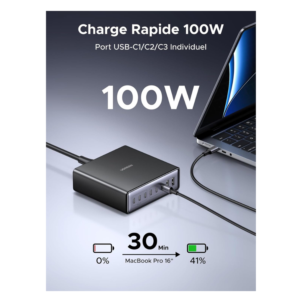 STATION DE CHARGE RAPIDES  8 PORTS UGREEN
