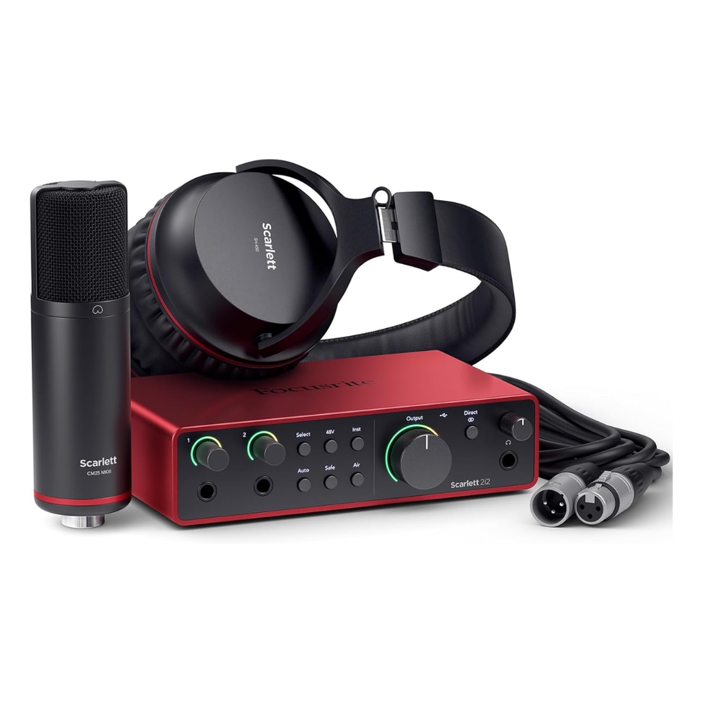 PACK FOCUSRITE SCARLETT 2I2 STUDIO 4TH GENERATION