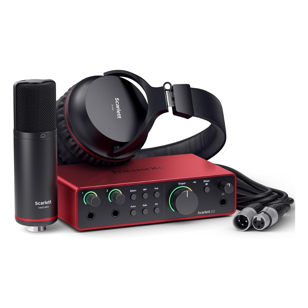 PACK FOCUSRITE SCARLETT 2I2 STUDIO 4TH GENERATION