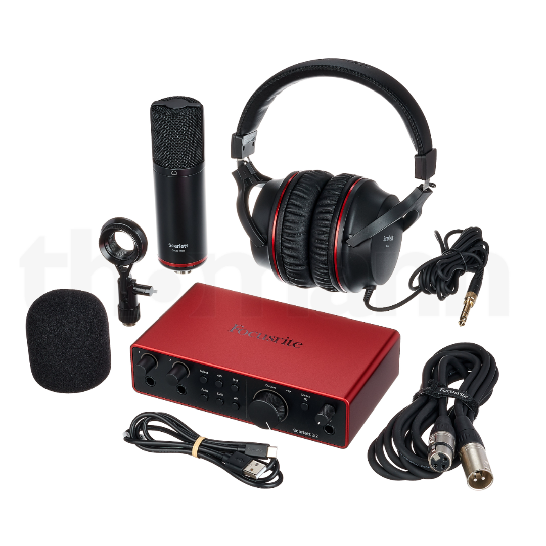 PACK FOCUSRITE SCARLETT 2I2 STUDIO 4TH GENERATION