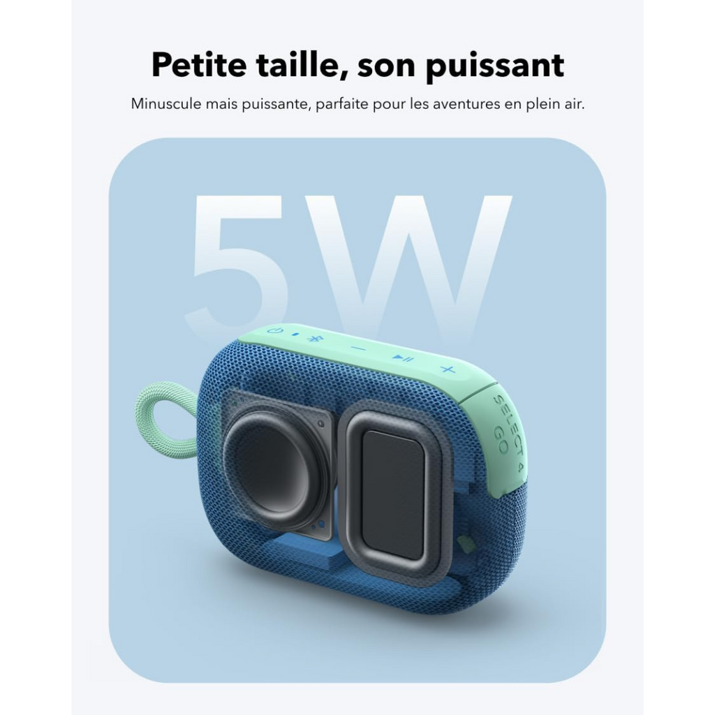 MINI ENCEINTE ANKER SOUNDCORE SELECT 4 GO (BLEU)
