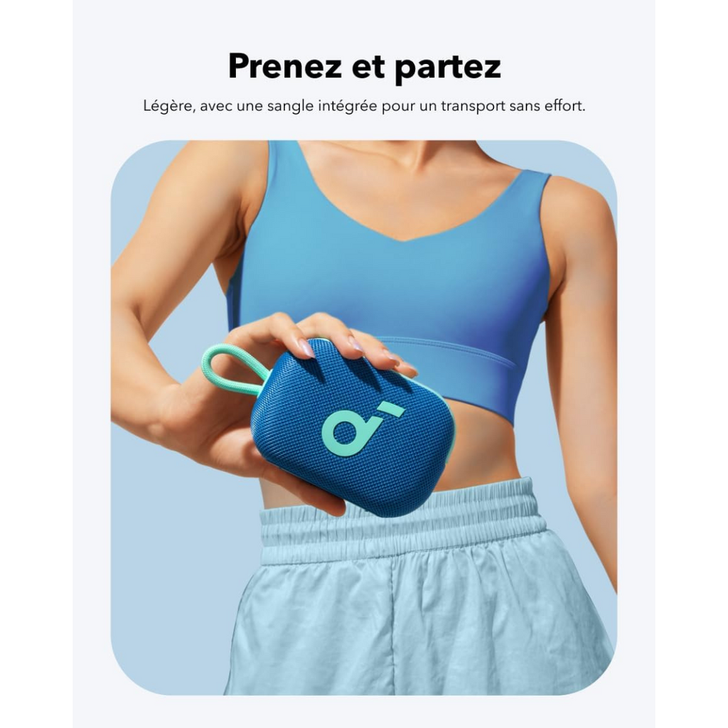 MINI ENCEINTE ANKER SOUNDCORE SELECT 4 GO (BLEU)