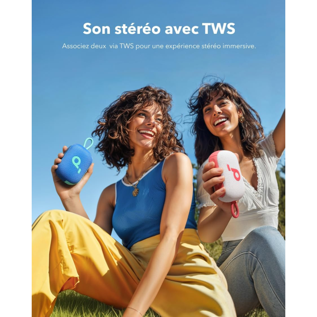 MINI ENCEINTE ANKER SOUNDCORE SELECT 4 GO (BLEU)