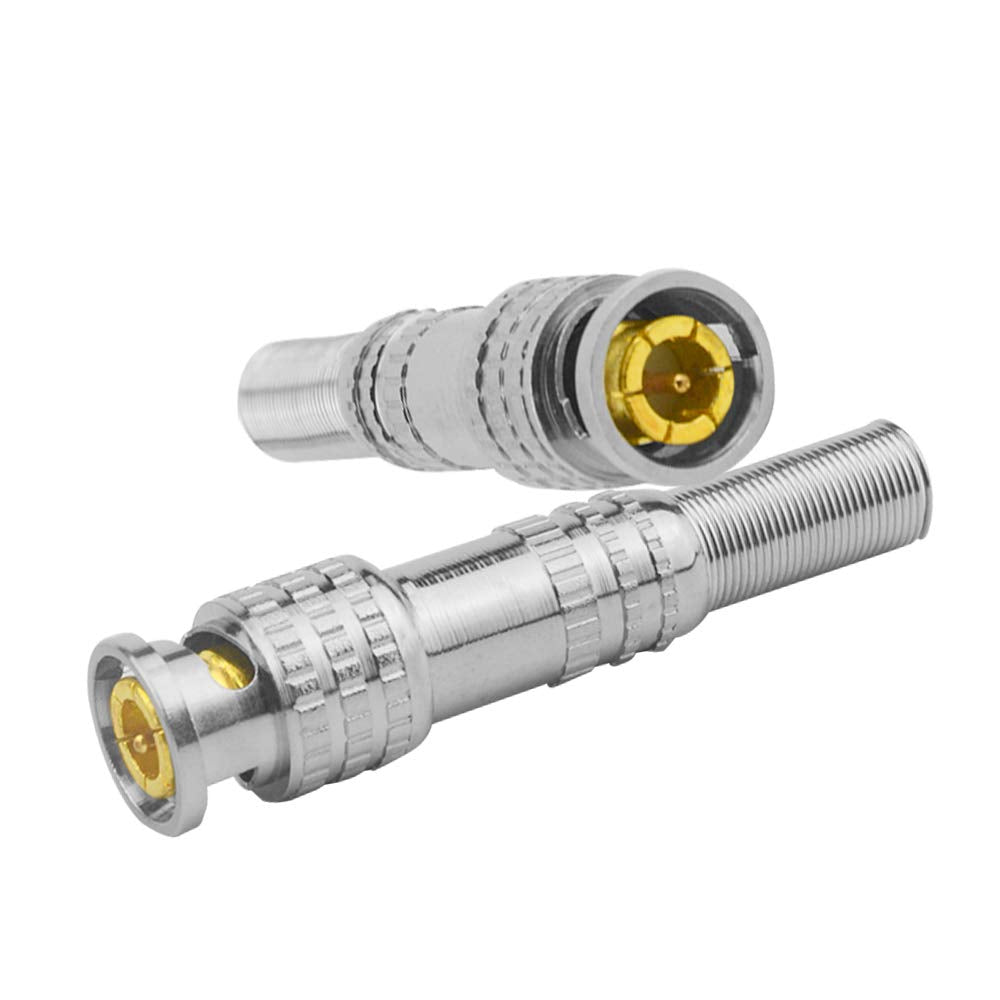 20x CONNECTEURS COAXIAUX MALES BNC RG59