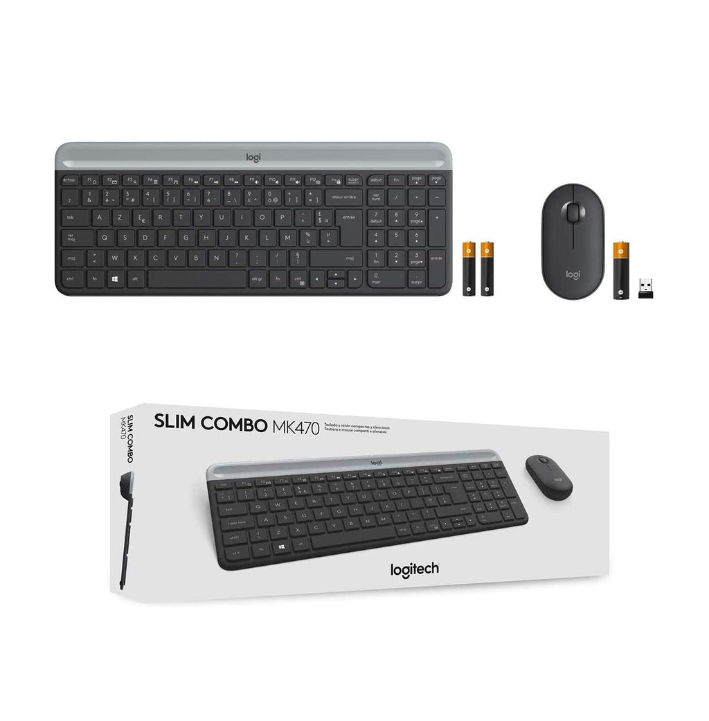 PACK CLAVIER ET SOURIS SANS FIL LOGITECH MK470 (AZERTY)