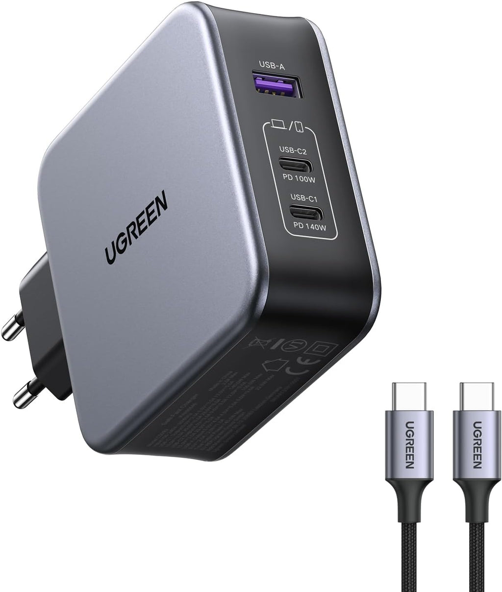 CHARGEUR RAPIDE USB-C 140W UGREEN + CABLE USB-C 1.5M
