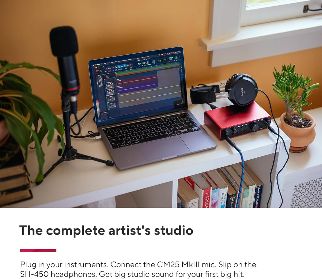 CARTE SON EXTERNE USB FOCUSRITE SCARLETT 2I2 4E GENERATION