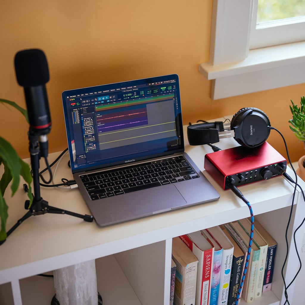 CARTE SON EXTERNE USB FOCUSRITE SCARLETT 2I2 4E GENERATION