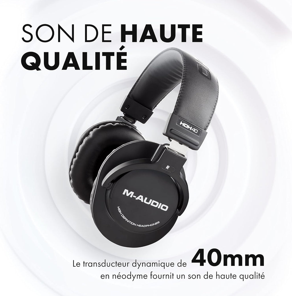 CASQUE STUDIO  M-AUDIO HDH40