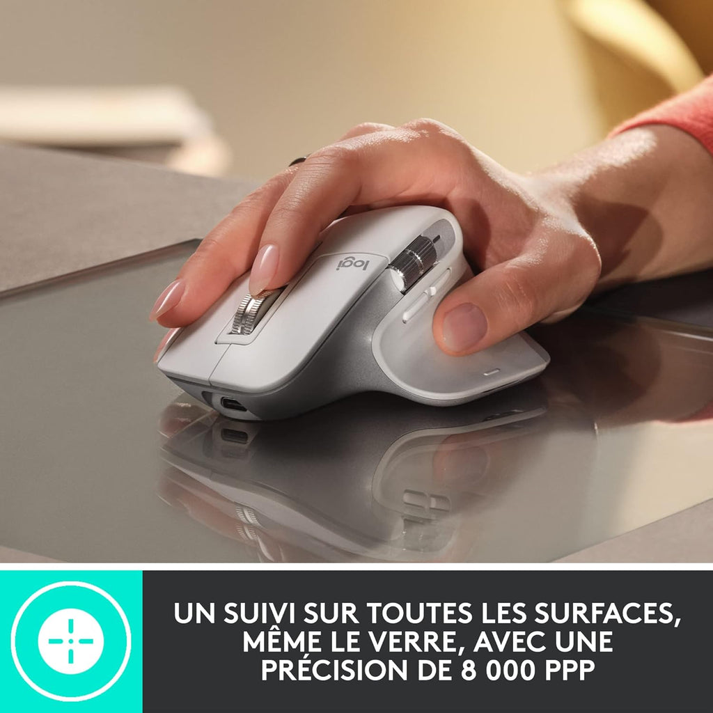 SOURIS SANS FIL HAUTE PERFORMANCE LOGITECH  MX MASTER 3S (NOIR)