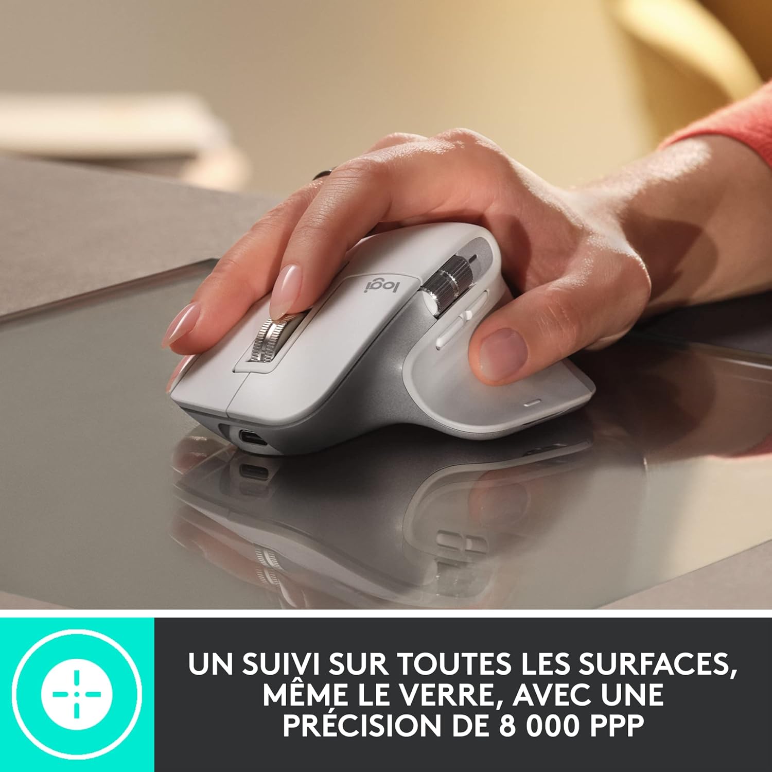 SOURIS SANS FIL HAUTE PERFORMANCE LOGITECH  MX MASTER 3S (NOIR)