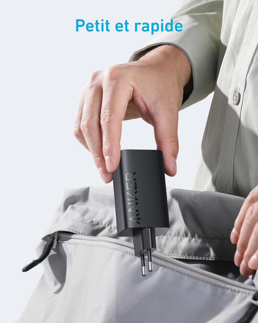 CHARGEUR RAPIDE USB-C 67W ANKER + CABLE USB-C 1.5M