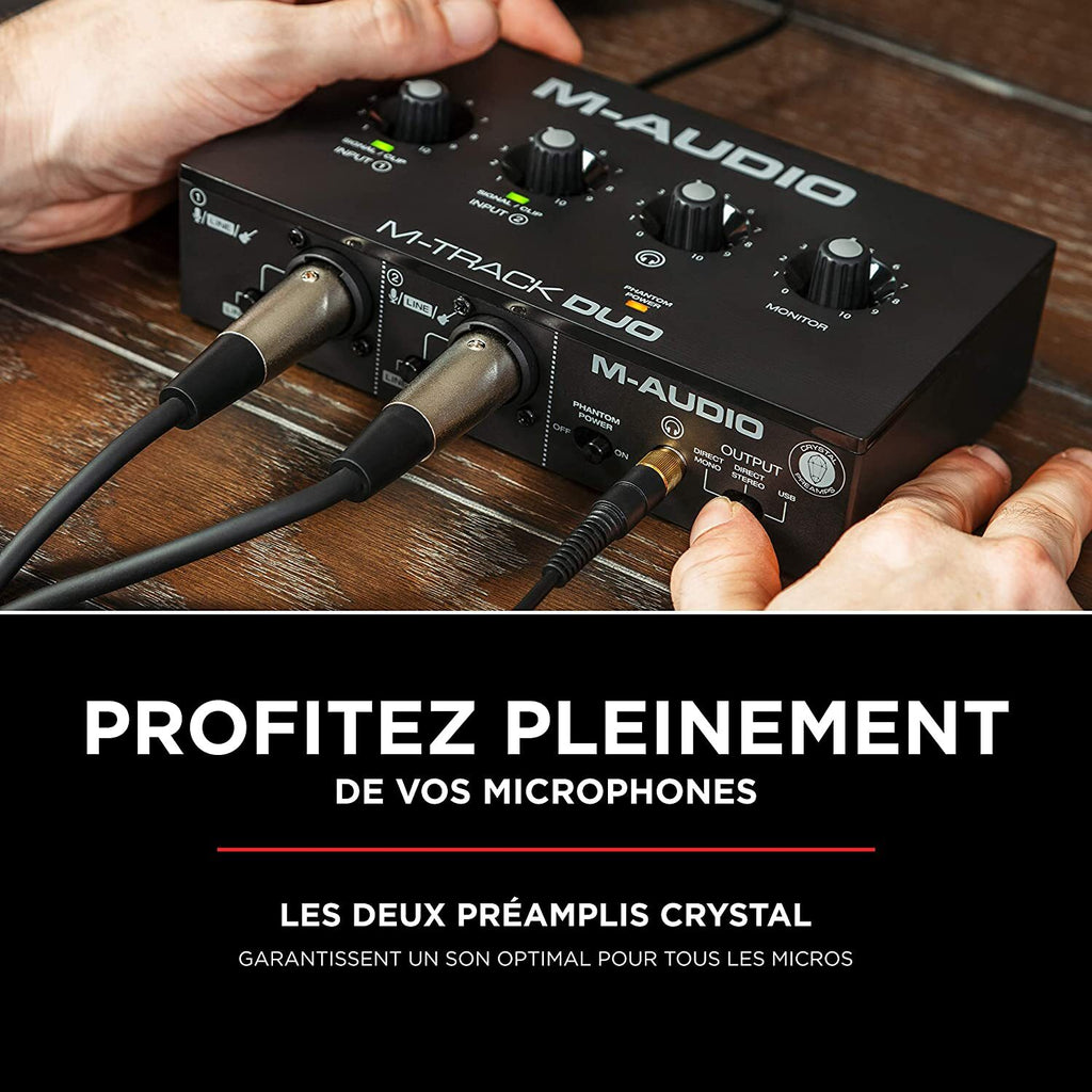 CARTE SON EXTERNE USB M-AUDIO M-TRACK DUO