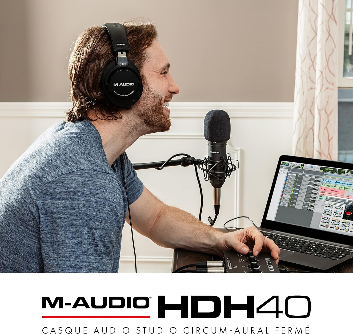 CASQUE STUDIO  M-AUDIO HDH40