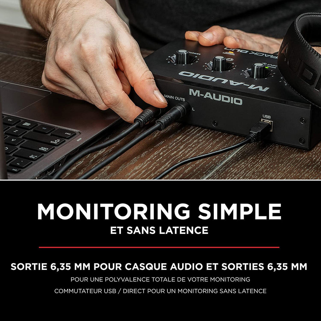 CARTE SON EXTERNE USB M-AUDIO M-TRACK DUO