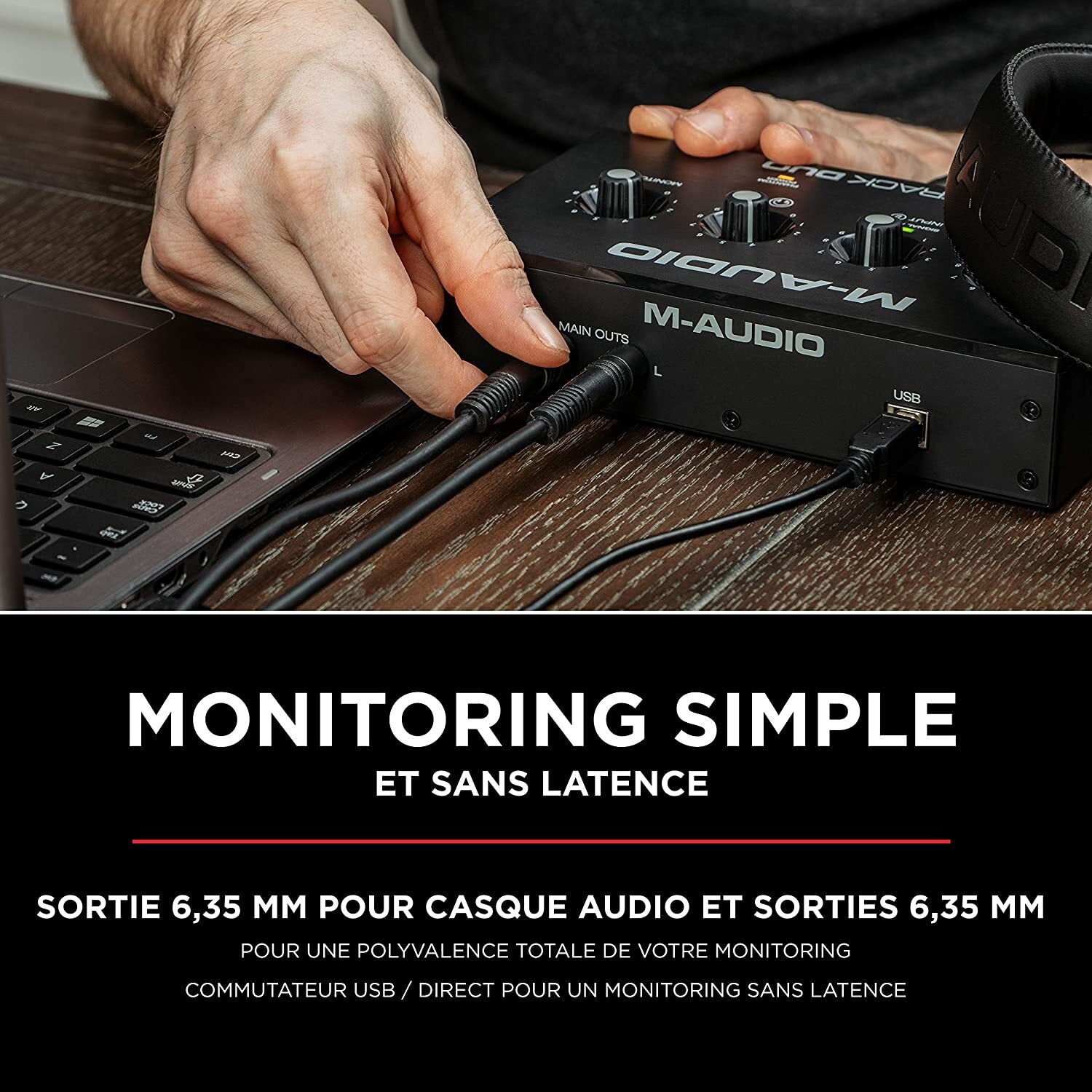 CARTE SON EXTERNE USB M-AUDIO M-TRACK DUO