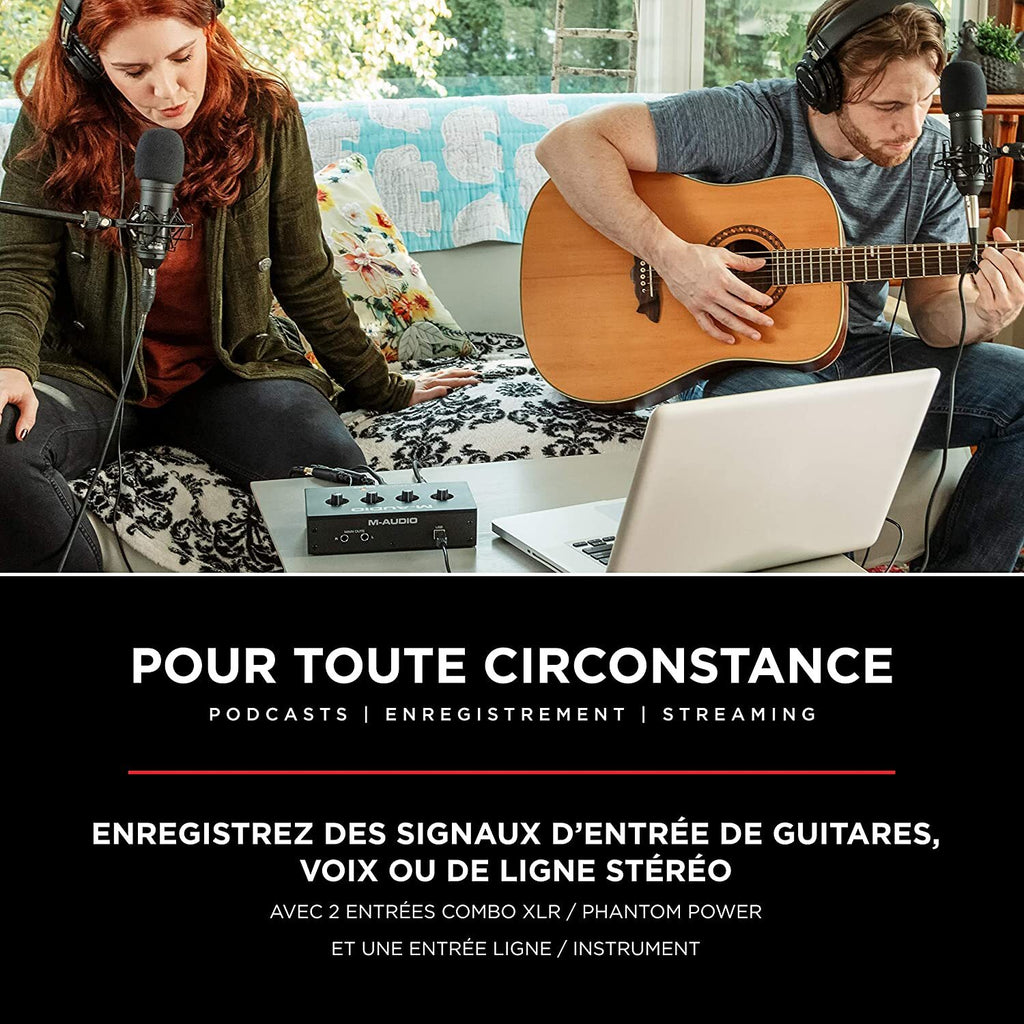 CARTE SON EXTERNE USB M-AUDIO M-TRACK DUO