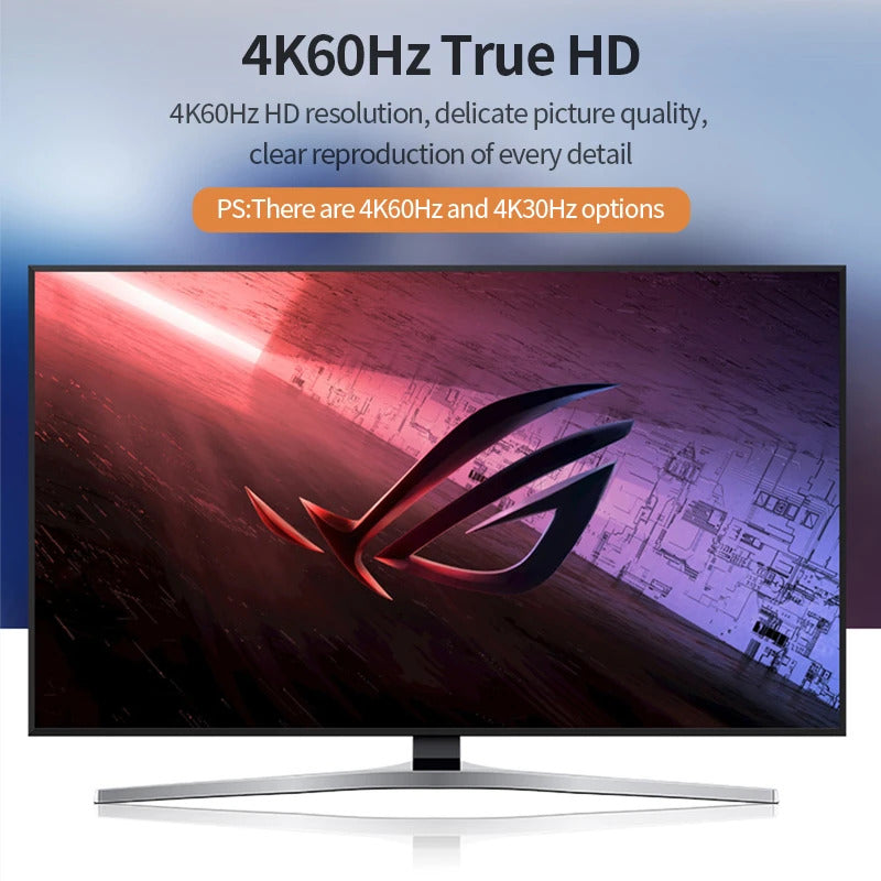 CONVERTISSEUR HDMI MALE VERS DISPLAYPORT FEMELLE 4K@60