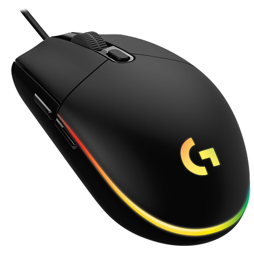 SOURIS GAMING FILAIRE LOGITECH G203 LIGHTSYNC (NOIR)