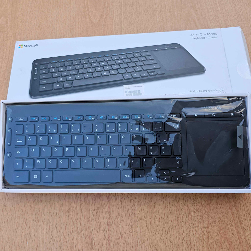CLAVIER SANS FIL MULTIMEDIA MICROSOFT ALL IN ONE KEYBOARD AZERTY